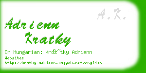 adrienn kratky business card